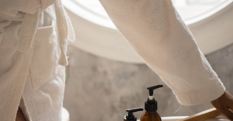 Routine - Crop woman with tray of spa products