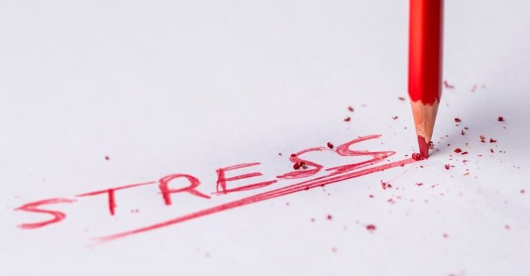 Stress - Stress Handwritten Text on White Printer Paper